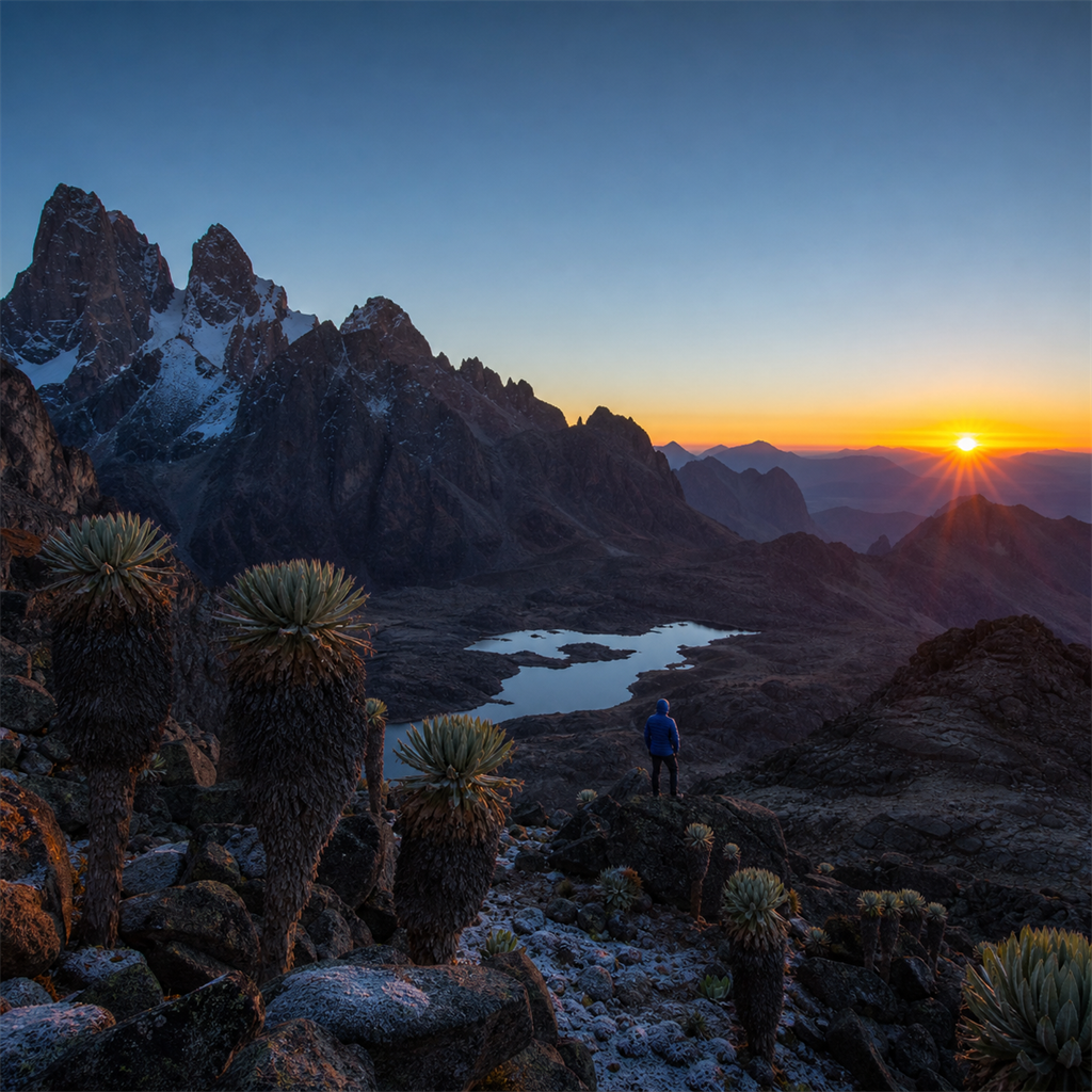 Mount Kenya Traverse (Chogoria to Sirimon)